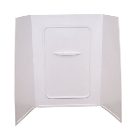 LIPPERT 24IN X 40IN X 59IN BATHTUB & SHOWER PAN SURROUND; 1-PIECE DESIGN; PICTURE FRAME FINISH 210316